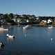 Beautiful late afternoon sun illuminated the harbor.