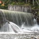 Close-up of the damn dam.