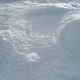 Snow near the summit looks like styrofoam.