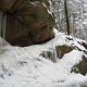 The trail to the top of the gorge.