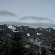 View of the Great Range while climbing up the ridge.