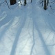 We took the snowmobile trail to the Gale River road.