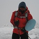 Kim at the summit of Cascade.