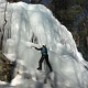 Heidi climbing.