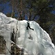 Heidi climbing.