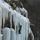 Adam climbing the chute.