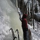 Me practicing on the ice buldge. (picture taken by Kim)