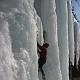 Me trying out the chute. (picture taken by Kim)