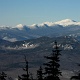 Southern Pressidential range from the ledge near the summit of Passaconaway.