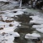 Back to the stream along the road. Very cold hike but fun group to spend an ass-freezing day with.