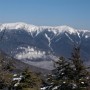 Views of Franconia Ridge from Kinsman Ridge Trail.