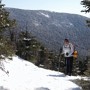 Views of South Kinsman from Kinsman Ridge Trail.