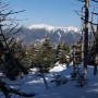 Views of Franconia Ridge from Kinsman Ridge Trail.
