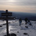 Heading down to the Lake of the Clouds Hut.
