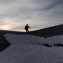 Kim on the roof.