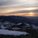 Admiring the gorgeous sunset from the summit of Monroe.