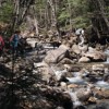 The second of the two larger crossings that we needed to change into water shoes.