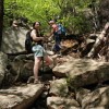 Oh good, a cairn, we 're on trail.