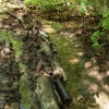 Christine and Jen continued what MEB was doing, clearing out the drain to direct the water away from the trail.